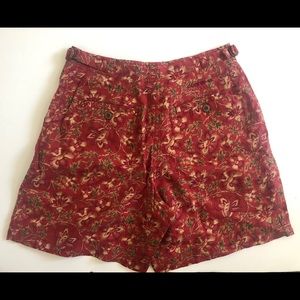 Ralph Lauren Shorts - RALPH LAUREN Shorts High Rise Orange Floral Linen Ralph Lauren Shorts - RALPH LAUREN Shorts High Rise Orange Floral Linen